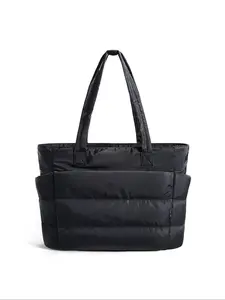 Women's Waterproof Thick Shoulder Bag, Lightweight Zipper Large Soft Nylon Handbag, Multi-Pocket Crossbody Tote Bag for School Work Travel, Casual Crossbody Bags