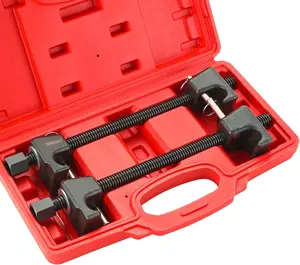 Macpherson Strut Spring Compressor Tool Kit 2 count Coil Spring Compressor with Detent Pins Spring Compressor with 10.5in Range for Suspension Work