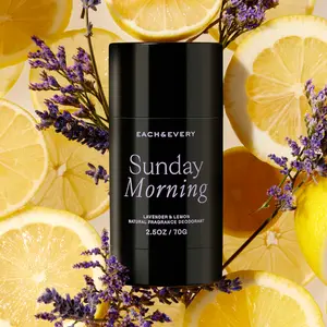 Each & Every Natural Fragrance Deodorant Sunday Morning - Lavender & Lemon 2.5oz