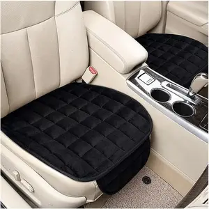 2pcs Car Seat Cushion, Non-Slip Rubber Bottom, Universal Fit for Vehicle Truck Van Suv Office Chair, Includes Storage Pouch