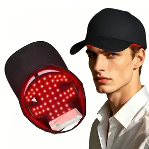 LED red relaxing duckbill cap, 70 LED light portable cap for daily scalp care, Scalp Stimulator