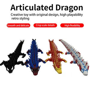 Crystal dragon highly articulated popular collectible figure model gift decoration toy