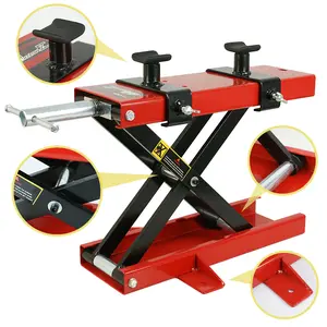 SuperDeal New 1100 LB Mini Scissor Lift Jack ATV Motorcycle Dirt Bike Scooter Crank Stand