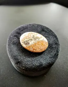 Polished Handcrafted 30x22mm 26ct Polished Oval Mexican Crazy Lace Cabochon