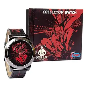 The Amazing Stan Lee Watch Spiderman Art Comics Legend Limited Edition Wristwatch Mighty Mojo