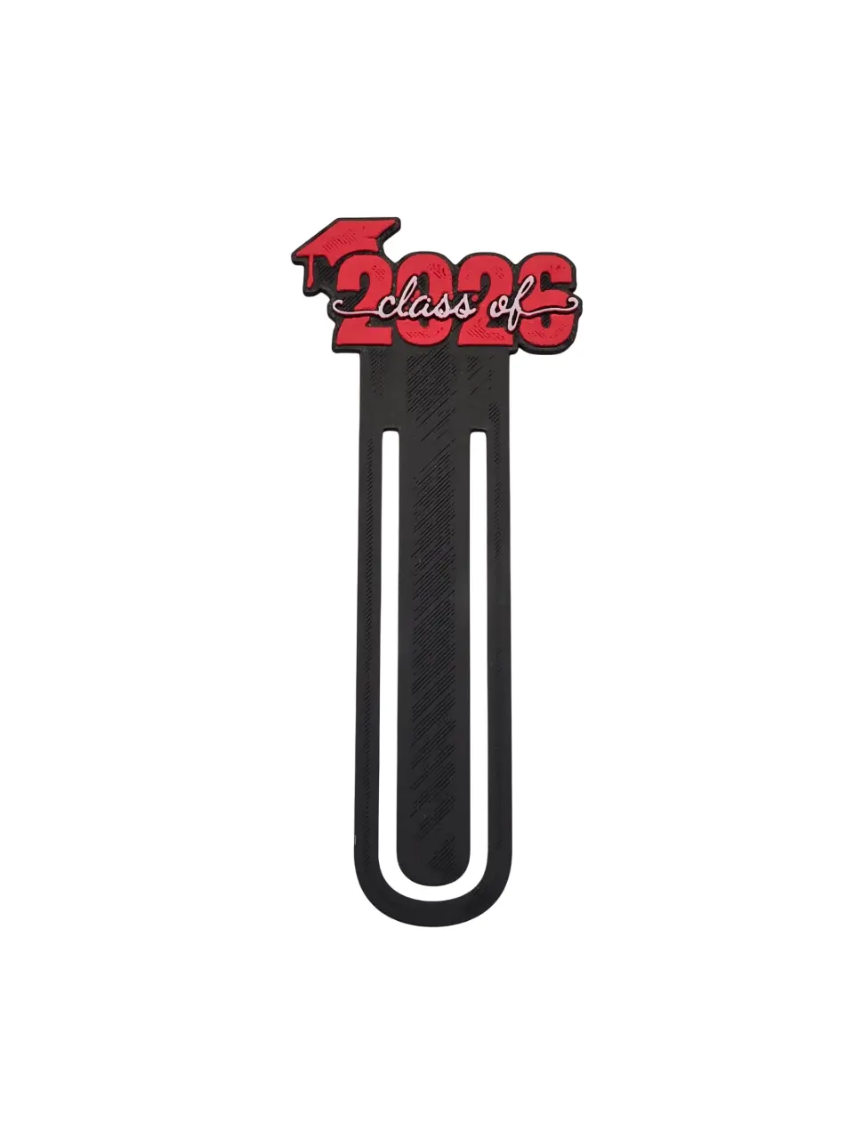 Class of 2026 Customizable Graduation Gift Bookmark - Personalized School Year Keepsake with Color Options for Seniors - 3D Printed Design