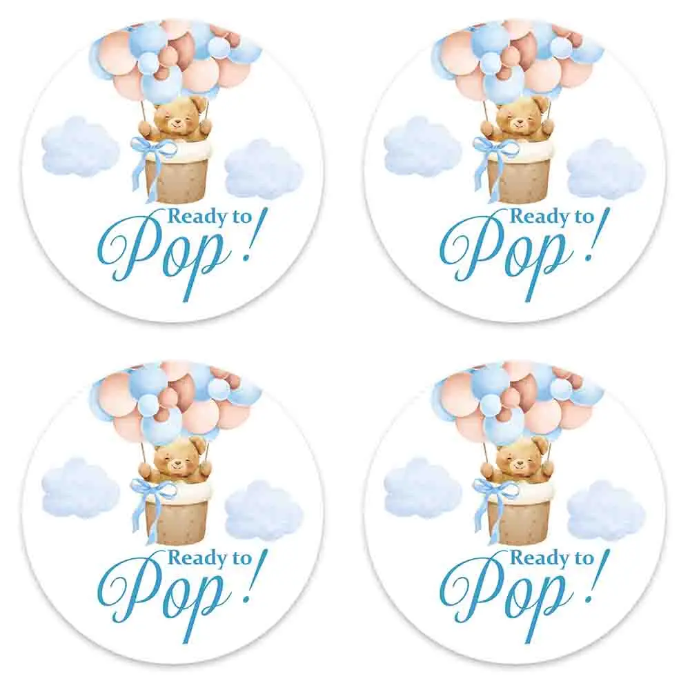 72pcs Ready to pop Stickers for Baby Shower Favors,Thank You for Celebrating,Candy Business Labels,Gender Reveal Gift Ideas,Birthday Party Atmospheric Decoration Props