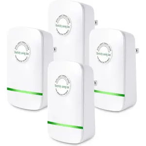 Energy Saving Device, Electricity Saving Box for Electricity Energy Saver, Plug-in Saving Device for Home 90V-250V 30KW (4 Pack)