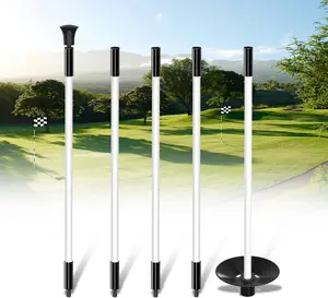 Golf Flagstick - Portable Design, Practice Putting Green Flag Stick for Yard - Golf Pole Pin Flagpole, 3FT or 6FT Heights