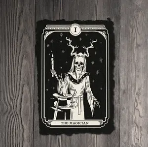 The Magician Tarot Card Art Print on Handmade Cotton Paper