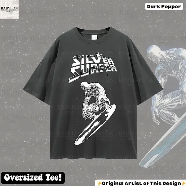 Silver Surfer T Shirt Four Comic tee Retro Vintage Comics Shirt Superhero Shirt Galactus Shirt 4 Shirt