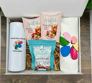 Custom Business Company Logo, Corporate Gift Box Basket 3