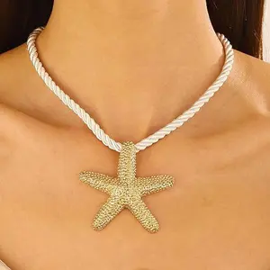 Serelune Jewelry B Shell Charm Necklace Gold Beach Layered Charm Chain with Seashell Cowrie Pearl Ocean Summer Vacation Outfit Jewelry Coastal Accessories Gift
