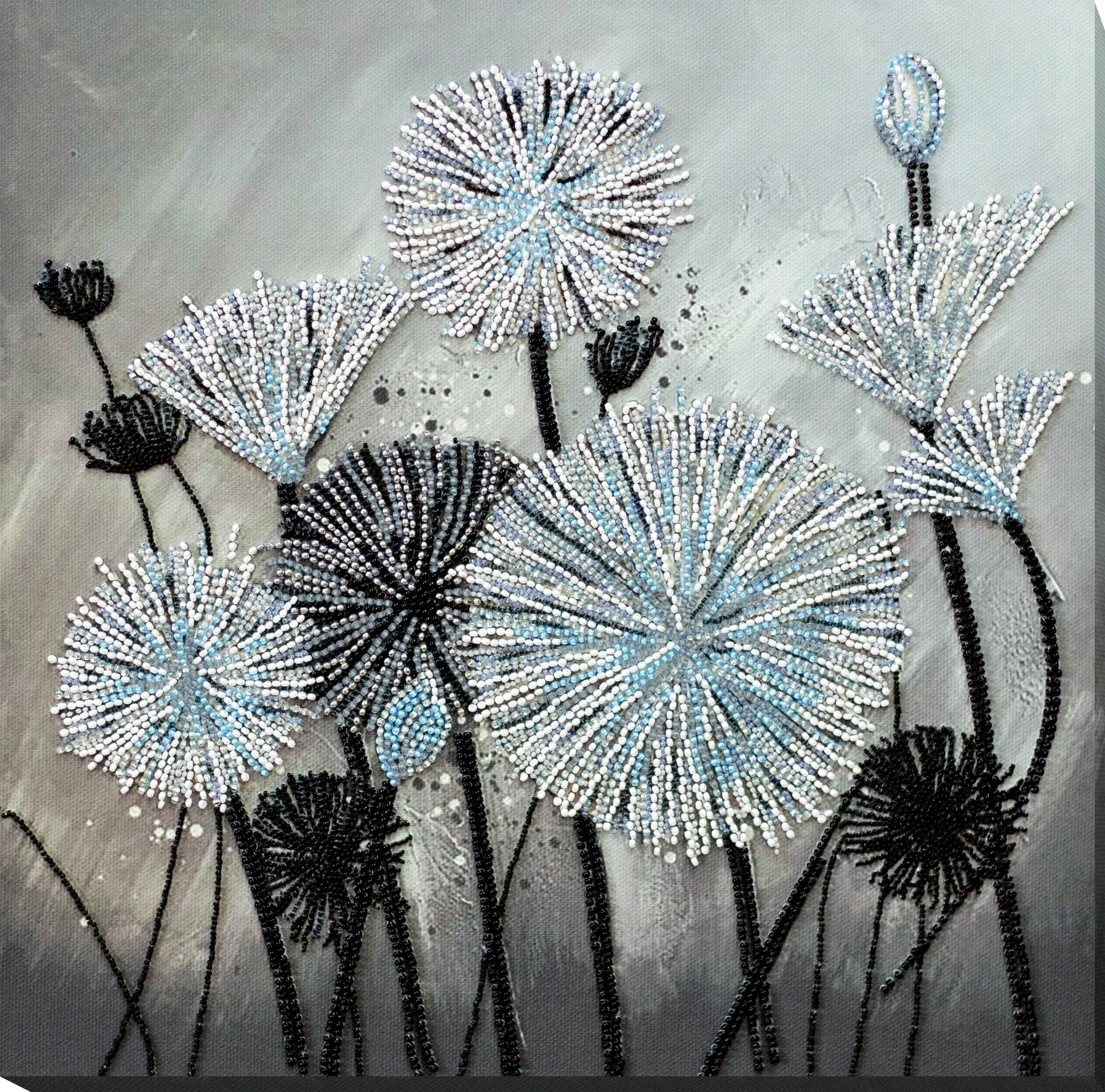 Air Flowers Bead Embroidery Kit by Abris Art AB-862