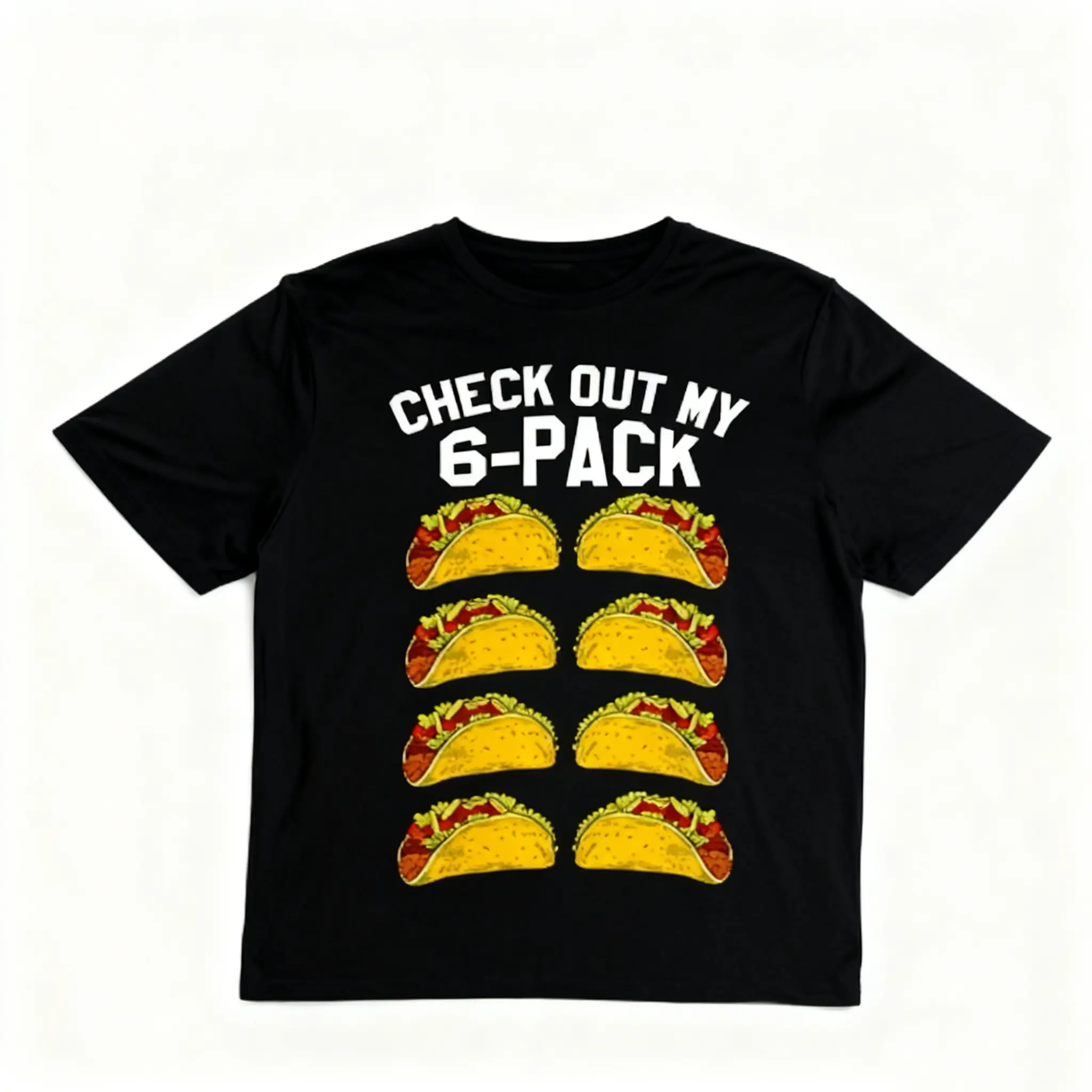 Women's Plus Size Casual Graphic Tshirt, Funny Taco Cotton Knit Fabric Top for Summer with Crew Neck, 3XL, Loose-Fit, Taco Graphic, Soft Cotton, Shortsleeve, Machine Wash, T-Shirt, Position Print, Elegant, Funny Mexican Taco