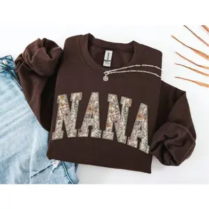 Nana Sweatshirt, Nana Crewneck, Nana Sweater, New Nana Gift, Floral Nana Sweatshirt