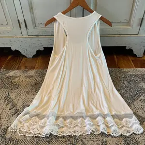 Layering Tank Top Blouse, Extender Romantic Boho Vintage 70s, Women's Tank Top, Gift for Her