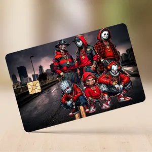 Vinyl Awesome Scary CC Vinyl Skin 2PCs - Credit Card Skin for Fun