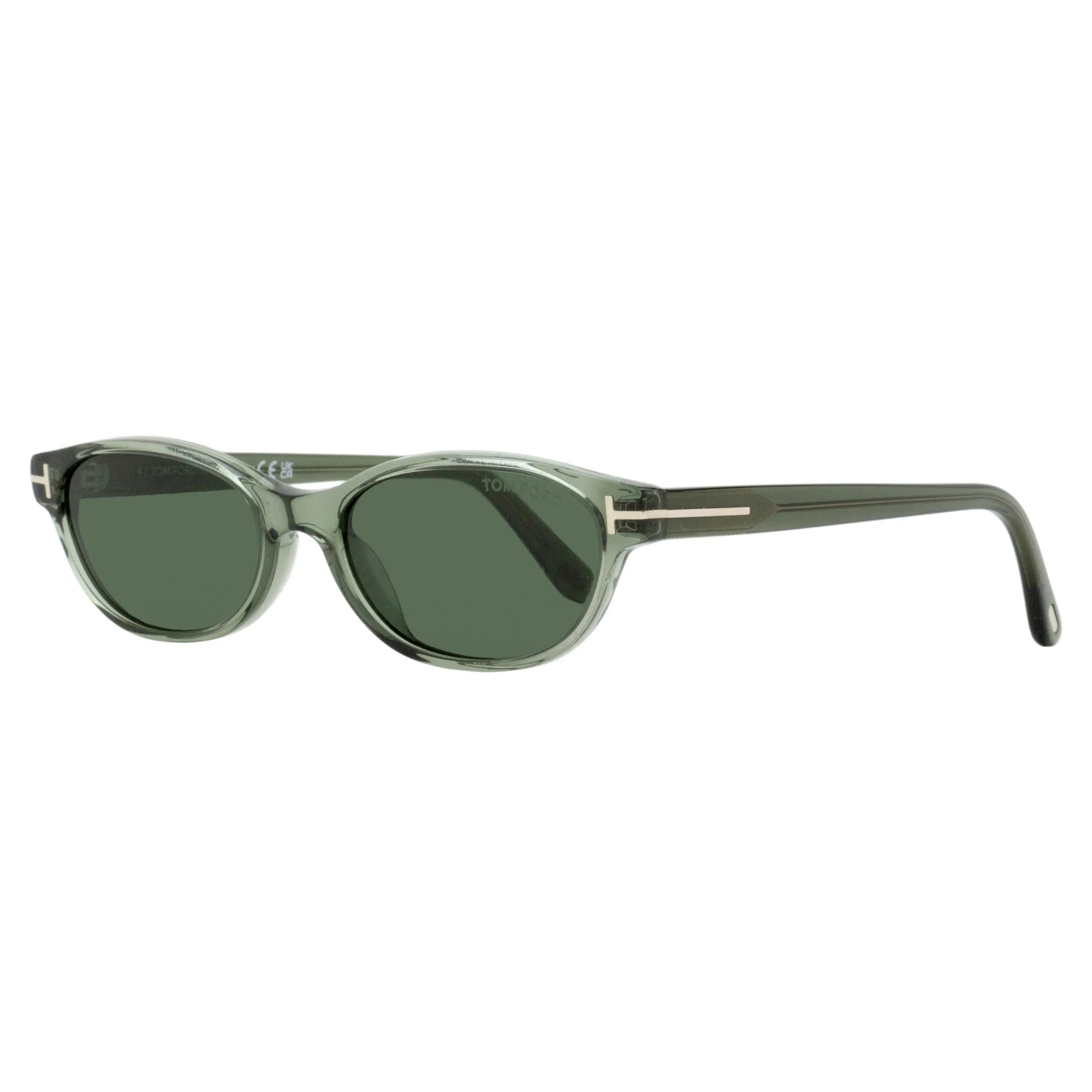 Tom Ford Chloe-02 Oval Sunglasses TF1310 93N Light Green 52mm FT1310