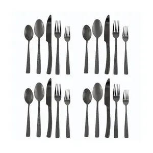 Gibson Elite Stonehenge 20 Piece Flatware Set