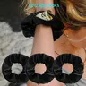 Hair Tie Storage Pouch, 1/5/8pcs Portable Money Hider & Organizer, Zippered Velvet Scrunchie Elastic Hair Tie with Secret Pocket for Keys, Cash, Lipstick, Zippered Closure, Hair Accessories, Hairtie