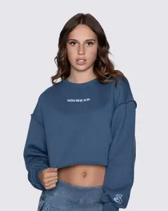 Crop Oversized Sweatshirt