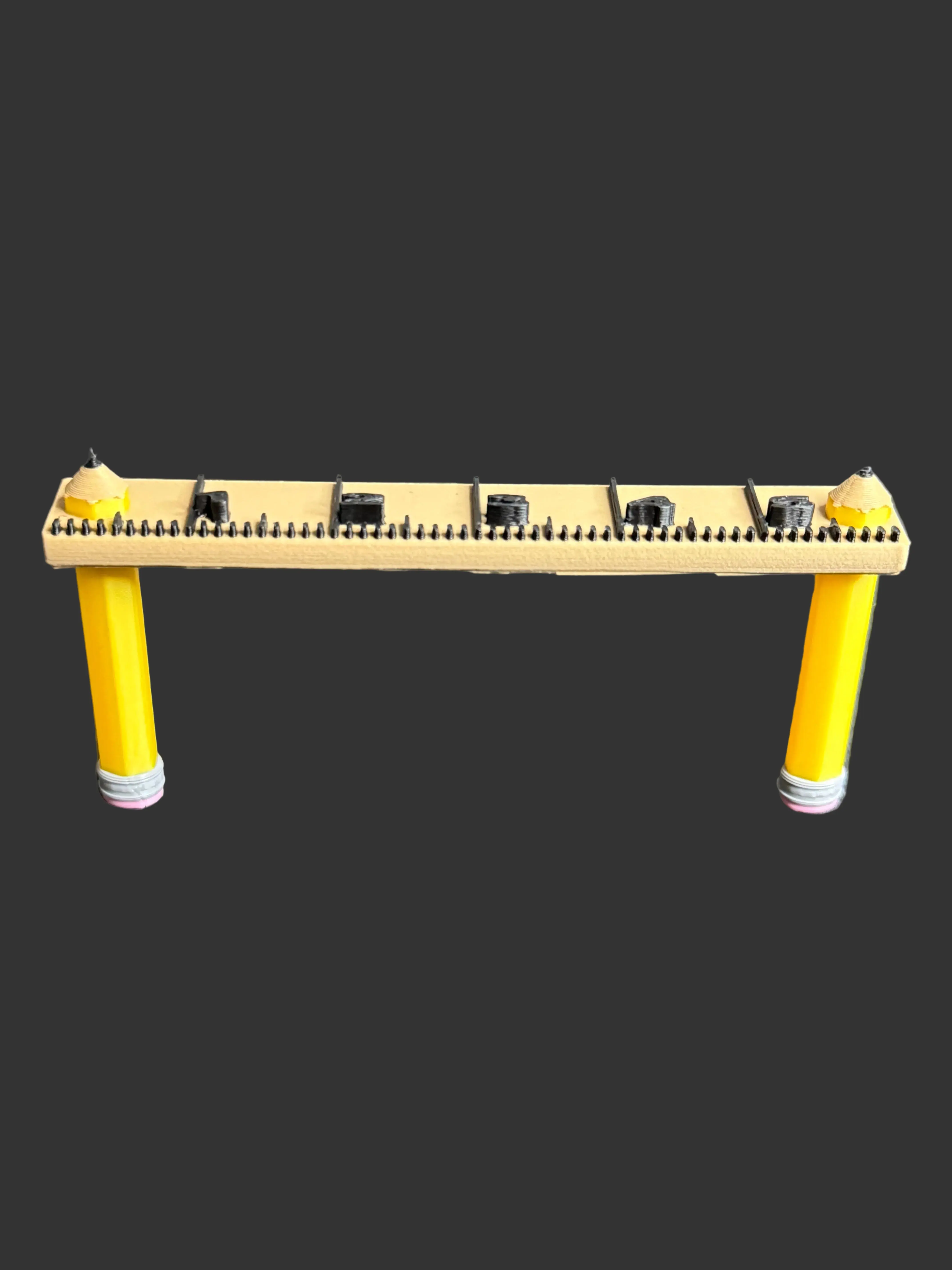 Pencil & Ruler Handle | Epoxy Tumbler Handle | Teacher Gift | 3D Printed Cup Accessory