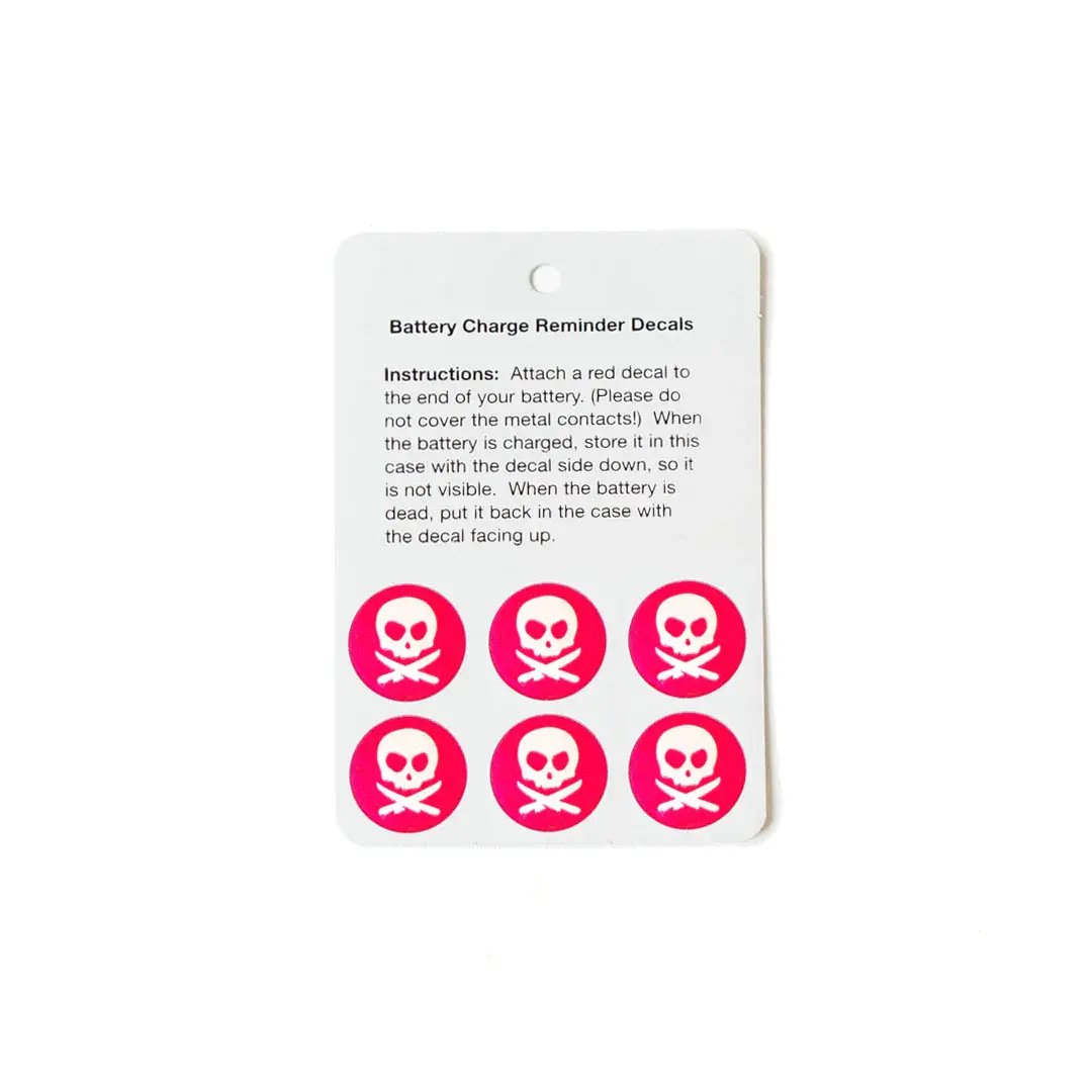 Peter McKinnon Battery Stickers