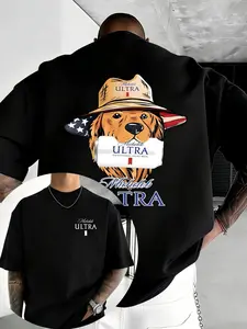 A Golden Retriever holding a Michelob ULTRA beer can in its mouth is an indispensable fashion item in a man's summer wardrobe. This is a must-have T-shirt for beer lovers and pet lovers, and also a perfect gift for friends and family.