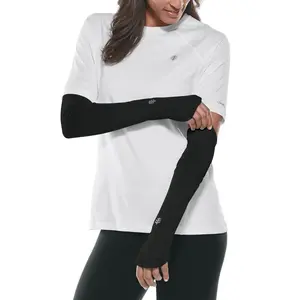 Women's Backspin Performance Arm Sleeves | Black