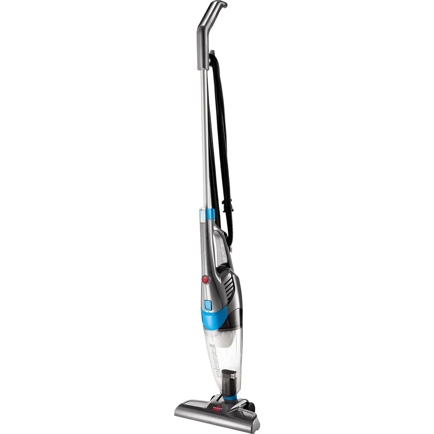 BISSELL 3-in-1, Corded, Stick Vacuum, Carpet, Area Rugs, Hardfloor, Upholstery, Removable Hand Vac, Lightweight, Easy Empty, 2030, Blue & Gray