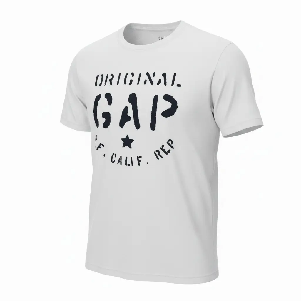 GAP Men Crew Neck Graphic Tee