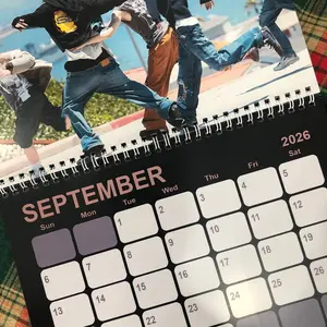 OT5 Go Boy Group Wall Calendar Gift For Fans, New Year 2026 Gift For Fan Home Decor