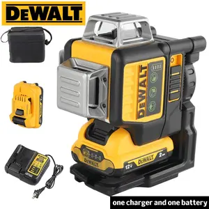 DEWALT 12V Cordless Laser Level - 3x360° Green Lines, Job-Site Ready for Every Alignment Task