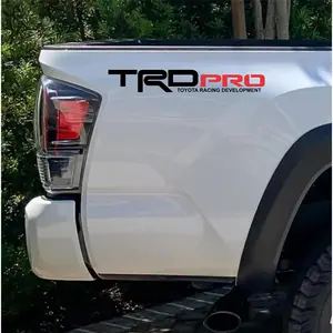 X2 TRD Pro Toyota Racing Development Tacoma Tundra Bedside Decal Stripe Multi-Color Vinyl Sticker