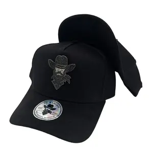 De Rancho DIAMOND DUST SUEDE Special Edition Hat (Black) DR231