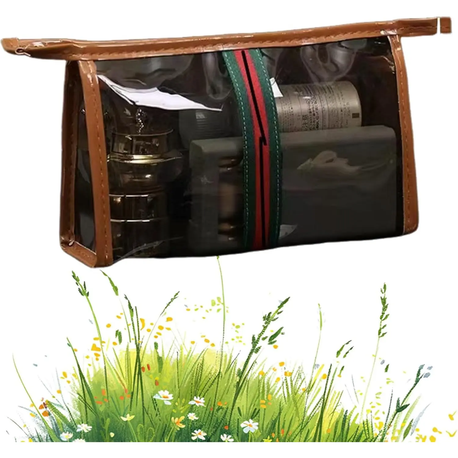 New Retro Vintage Makeup Bag, Large Capacity Vanity Makeup Bag (Briefcase)