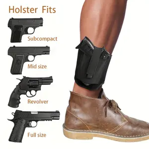 Comfort-Padded Neoprene Ankle Holster - Discreet Concealed Carry, glock 19 holster，1911 holster,Built-In Magazine Pouch & Enhanced Secure Strap - Unisex Design for Women & Men