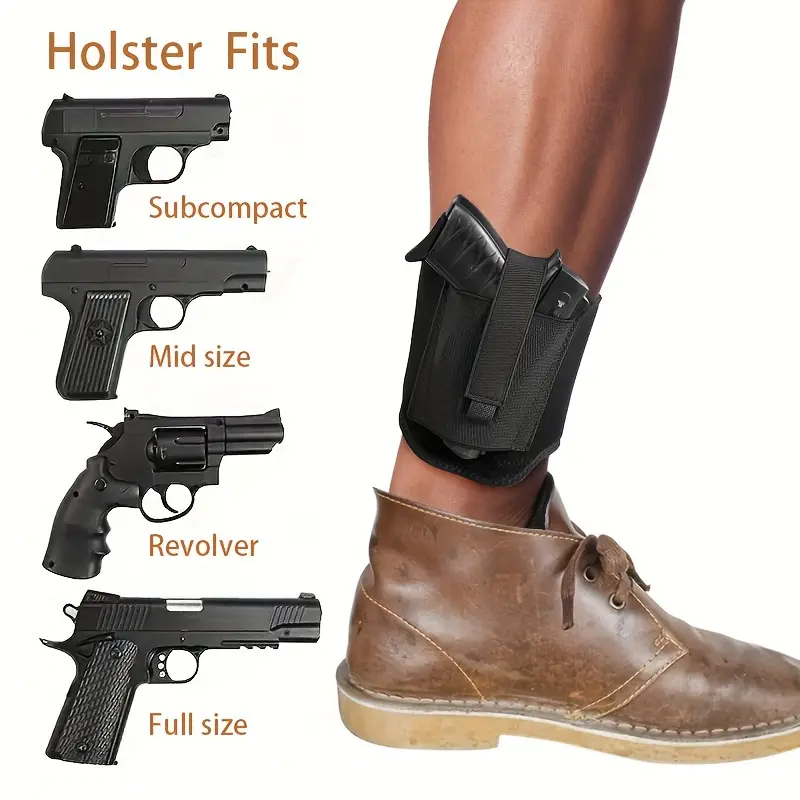 thumbnail image 2 of Pro-Tech Ankle Concealed Holster For Ruger EC9s – Right Hand, Black Nylon, WANK-20R 2 of 5