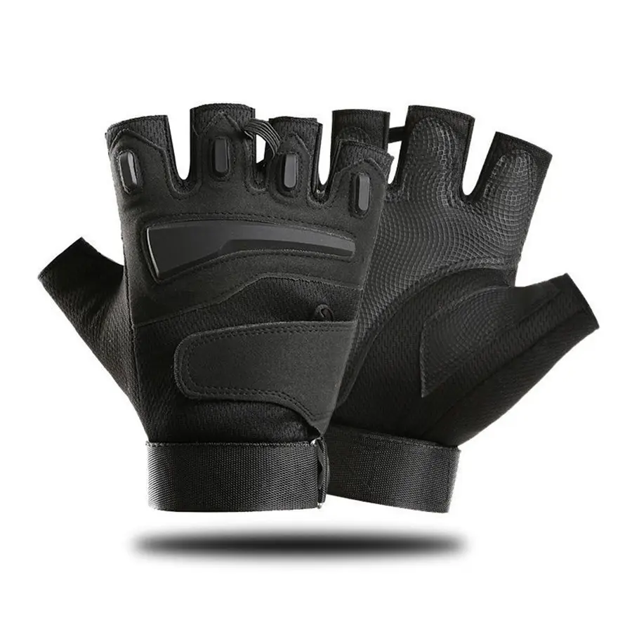 Fingerless Gloves for Motorbike Motorcycle Cycling, Ideal for Climbing Hiking Hunting, Durable Design for Outdoor Activities, Motorcycle Riding Gloves, Motobike Riders Gear, Motorcycle Protective Gear