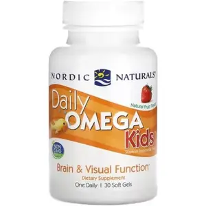 Nordic Naturals - Daily Omega Kids, Healthy Heart Support, 30 Soft Gels
