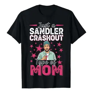 Unisex Funny Sandler Mom T-Shirt - Vintage Comedy Movie Graphic, Soft Cotton, Ideal for Film Fan Gifts & Casual Wear