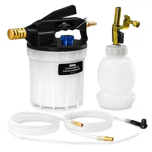 2L Vacuum Brake Oil Extractor and Bleeder Kit with 1L Refilling Bottle and Adapters for Most Standraiabs Braking Systems