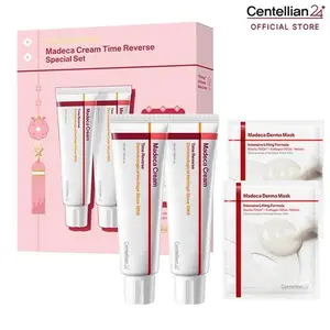 [Centellian24] Signature Edition | 2x Madeca Cream Time Reverse + 2x Intensive Formula Sheet Mask | Daily Hydrating Repair with Cica, Hyaluronic Acid & Radiance Boost | Korean Skincare