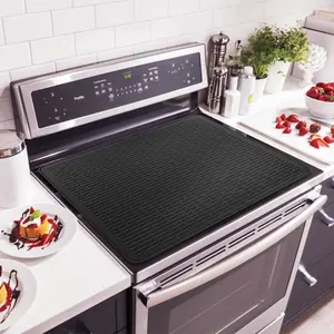 Silicone Stove Mat–Gifts for Women,Versatile Stove Top Cover,Glass Cooktop Protector,Dish Drying Mats for Kitchen Electric Stoves! Tableware
