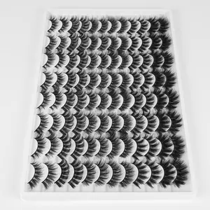 Magefy 48 Pairs False Eyelashes, 6 Designs Mix Natural Long Lashes, Manga Amine Lashes, Crosscriss Eye Lashes, Makeup Tool for Beauty Daily Use