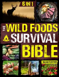 The Wild Foods Survival Bible: [6 in 1] Your Ultimate Wilderness Dining Guide | Harvesting, Hunting, and Cooking Wild Edibles, Plants and Game with 182 Foods and 100 Step-by-Step Recipes