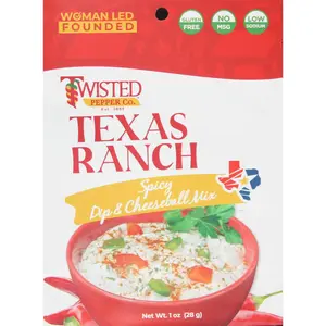 TEXAS RANCH DIP OR CHEESEBALL MIX "SPICY"