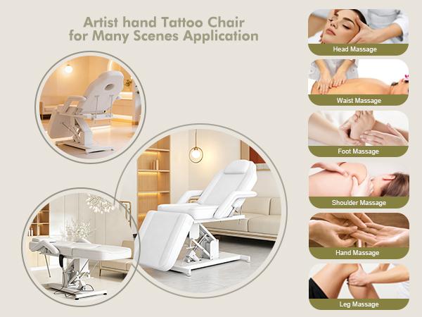 Massage Table Electric Height Adjustable Massage Bed Massage Bed Facial Bed Lash Bed for Eyelash Extensions Salon Chair