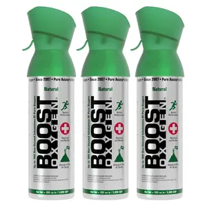 Boost Oxygen® Supplemental Oxygen | Discounted 3-Pack | Medium Size | Natural or Aromas